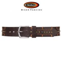 HELD Nahkavyö Ruskea, Niitattu 125cm