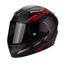 SCORPION EXO-2000 AIR CUP Kypärä, Mattamusta/puna XS