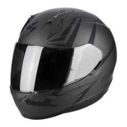 SCORPION EXO-390 Hawk, Kypärä, Mattamusta/harmaa M