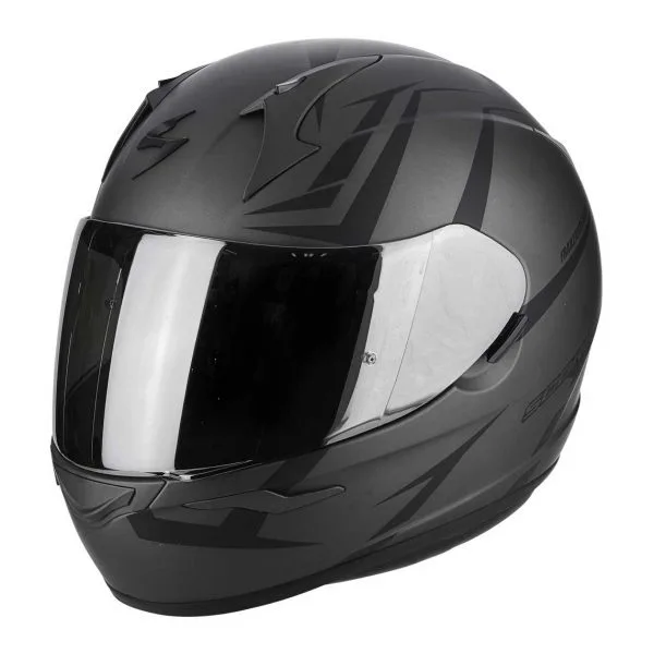 SCORPION EXO-390 Hawk, Kypärä, Mattamusta/harmaa XL 1 SCORPION EXO-390 Hawk, Kypärä, Mattamusta/harmaa XL