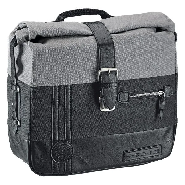 HELD Canvas Sivulaukut, Vedenpitävä Rullasuljenta, 2x12L 1 HELD Canvas Sivulaukut, Vedenpitävä Rullasuljenta, 2x12L