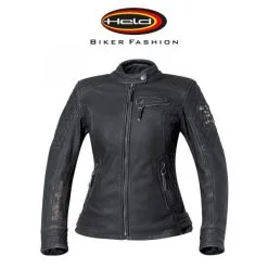 HELD Asphalt Queen 36 Nahkatakki, Musta