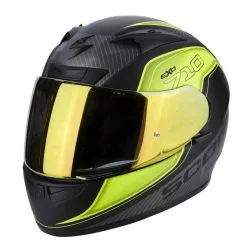 SCORPION EXO-710 AIR Mugello, Kypärä, Mattamusta/kelta/hopea M