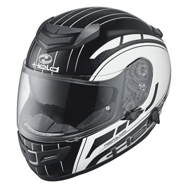 HELD Brave II XL Kypärä, Musta/valko 1 HELD Brave II XL Kypärä, Musta/valko