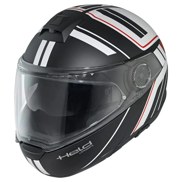 HELD H-C4 Tour XL Avattava Kypärä, Musta/valko 1 HELD H-C4 Tour XL Avattava Kypärä, Musta/valko