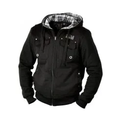 TIMELESS Blues II Kevlarhuppari, Musta/harmaa XL