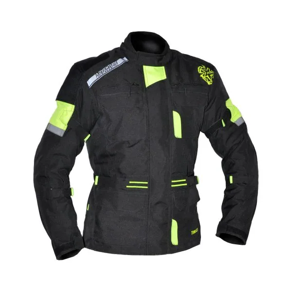 TIMELESS Adventure Ajotakki XL, Musta/kelta, Tekstiili 1 TIMELESS Adventure Ajotakki XL, Musta/kelta, Tekstiili