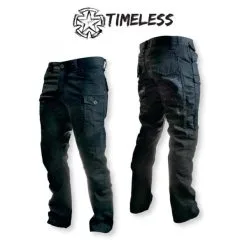 TIMELESS Chili Kevlarfarkku, 32/34″, Musta