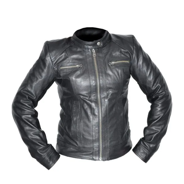 TIMELESS Emerald 42 Nahkatakki Lady, Mattamusta 1 TIMELESS Emerald 42 Nahkatakki Lady, Mattamusta