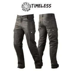 TIMELESS Legend 34 Nahkahousu, Musta, Miesten Reisitaskuilla