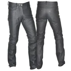 TIMELESS Emerald 38 Nahkahousut, Mattamusta, Tuumakoot