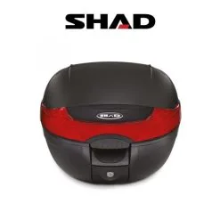 SHAD Takalaukku SH33, Musta/puna Til. 33L