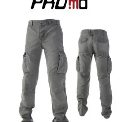 PROmo Madison 42 Kevlar Reisitaskuhousu, Musta, CE-suojilla