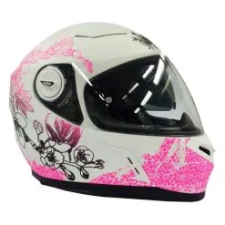 LAZER Bayamo Pretty Girl XS Kypärä, Valko/fuxia